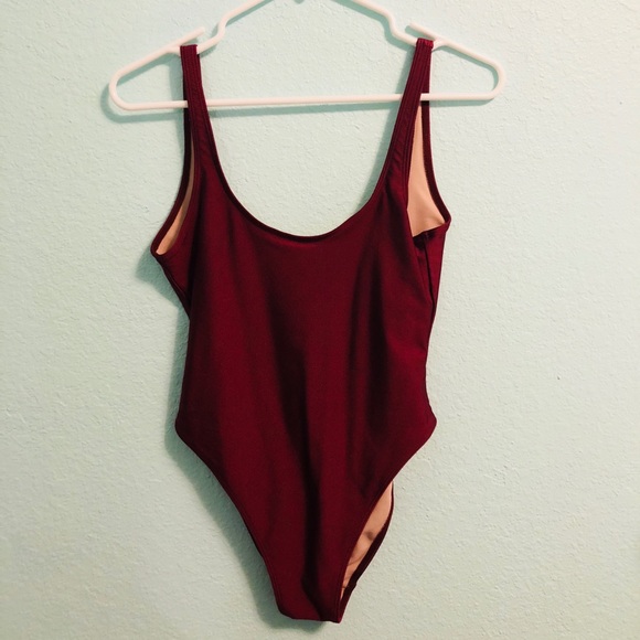 dixperfect Other - Deep Red Sexy One Piece Swimsuit